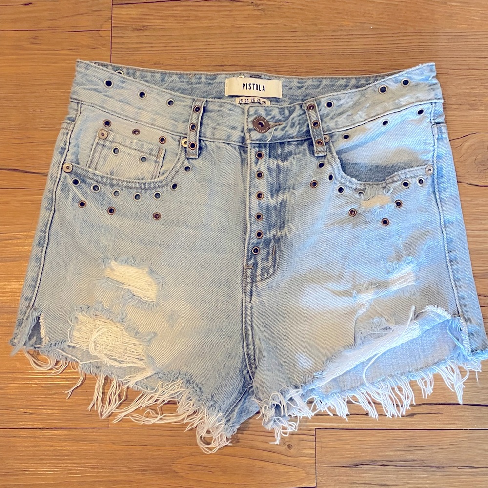 Womens high rise shorts